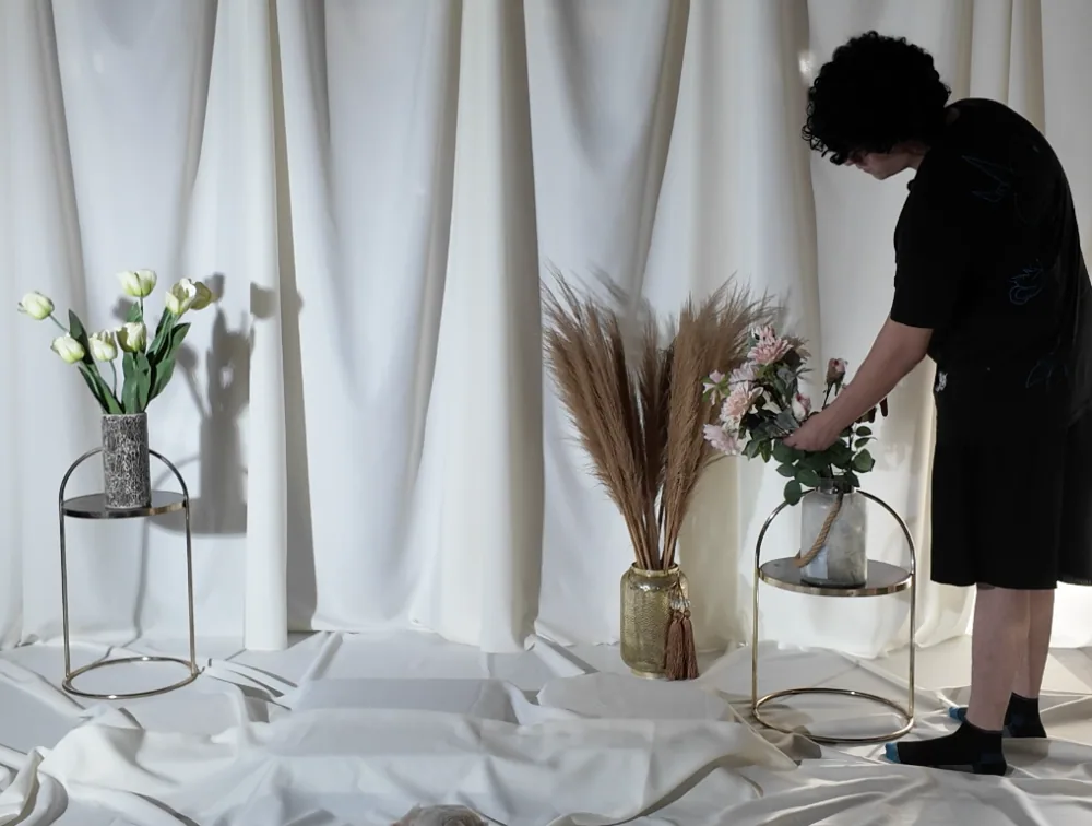 Set editorial con flores
